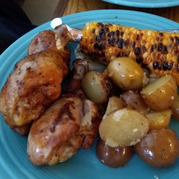 Grilled Teriyaki Beer Chicken