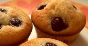 Cherry Vanilla Chip Muffins