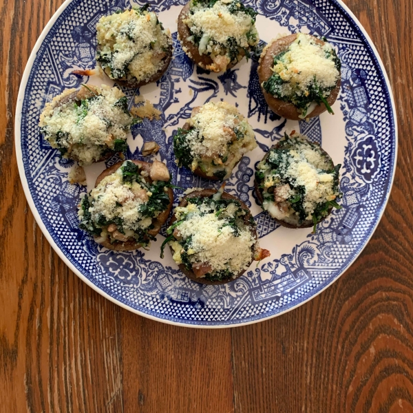 Spinach Stuffed Mushrooms