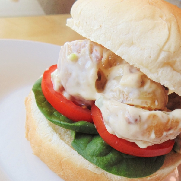 A Potato Salad Sandwich
