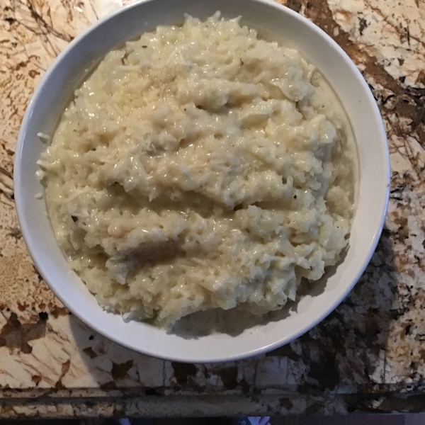 Parmesan Garlic Cauliflower Mash