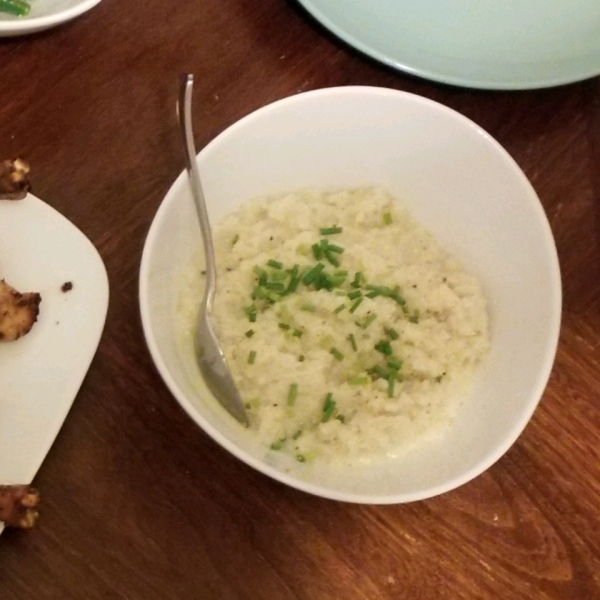 Parmesan Garlic Cauliflower Mash