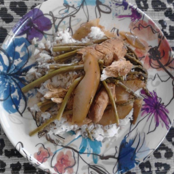 Balsamic Pear, Chicken, and Asparagus