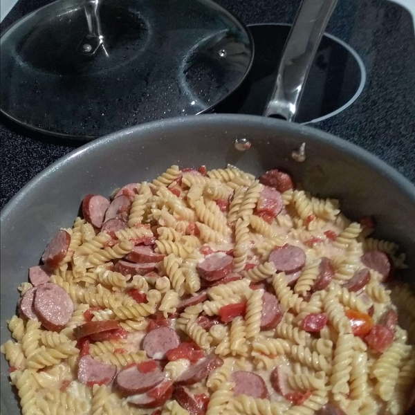 Spicy Campanelle Sausage Skillet