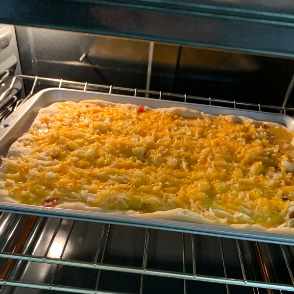 Breakfast Sausage Pizza