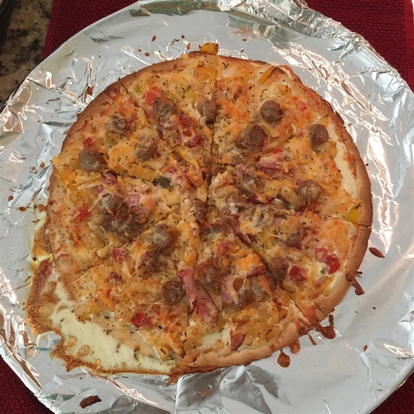 Breakfast Sausage Pizza