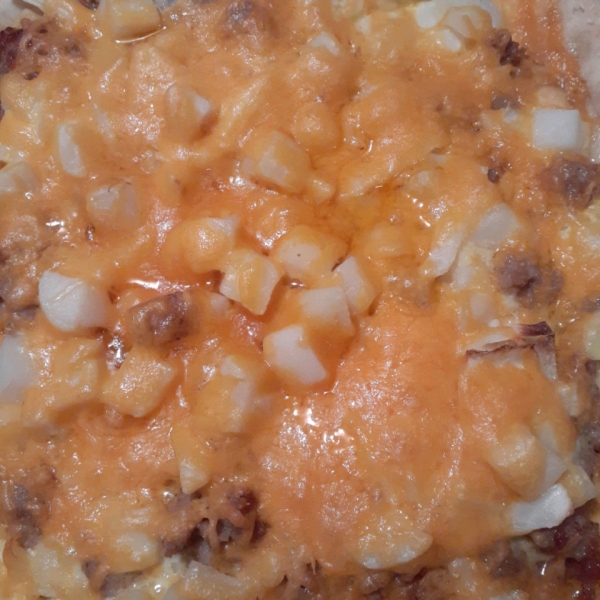 Breakfast Sausage Pizza