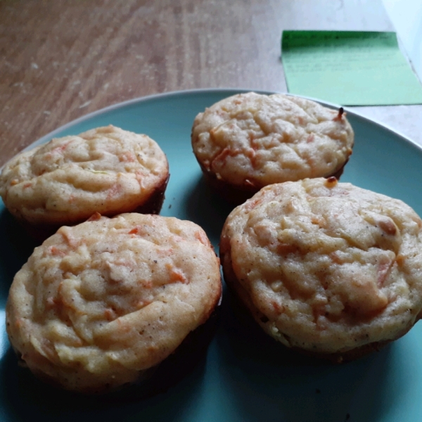 Carrot, Apple, and Zucchini Muffins