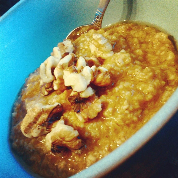 Vegan Pumpkin Oatmeal