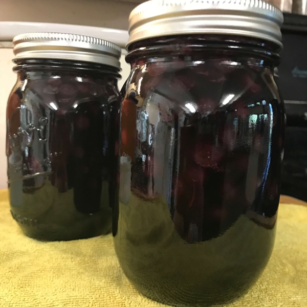 Catherine's Pickled Blueberries
