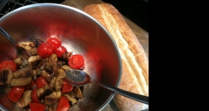 Pan-fried Eggplant Salad with Tomatoes