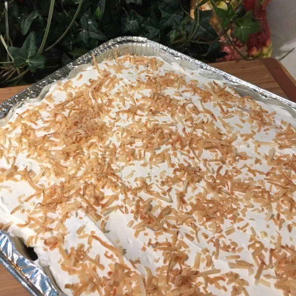 Tres Leches Pina Colada Cake