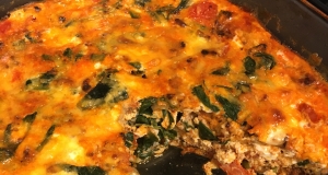 Cheesy Chorizo Frittata