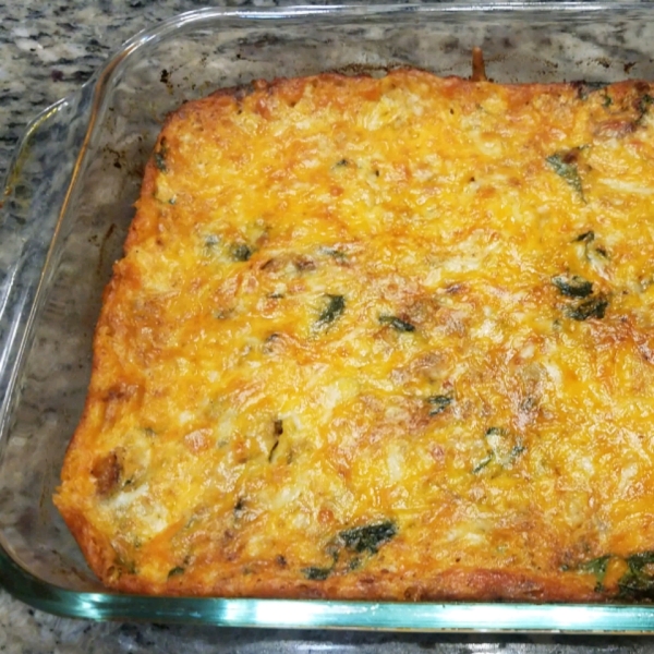 Cheesy Chorizo Frittata