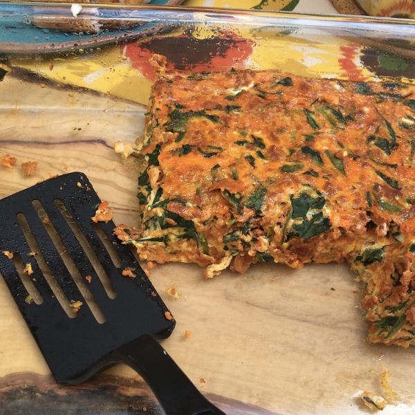 Cheesy Chorizo Frittata