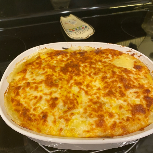 French Leek and Ham Shepherd's Pie