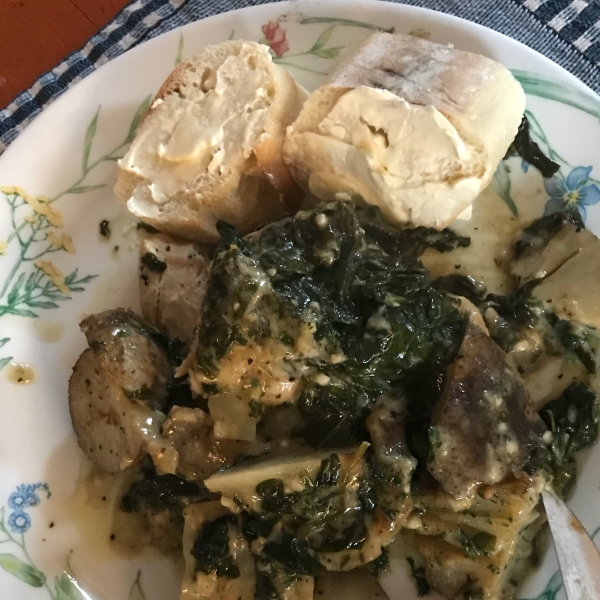 Cilantro and Garlic Potatoes