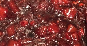 Cranberry Sauce with Honey and Pears