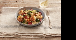 Garlic Shrimp Risotto