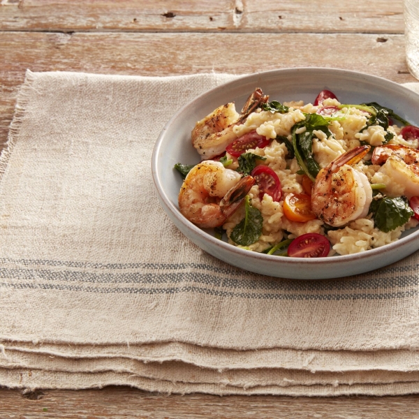 Garlic Shrimp Risotto