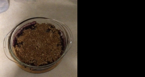 Blueberry and Peach Crisp