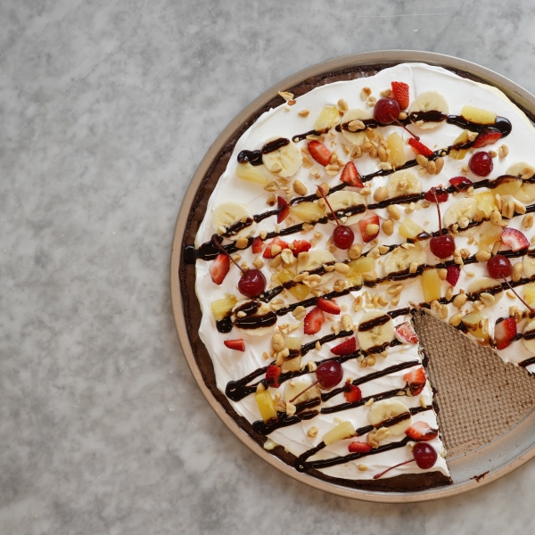 Banana Split-Brownie 