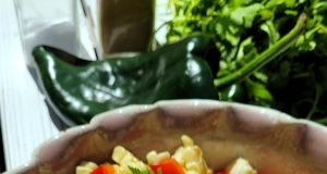 Grilled Corn Salad with Peppers