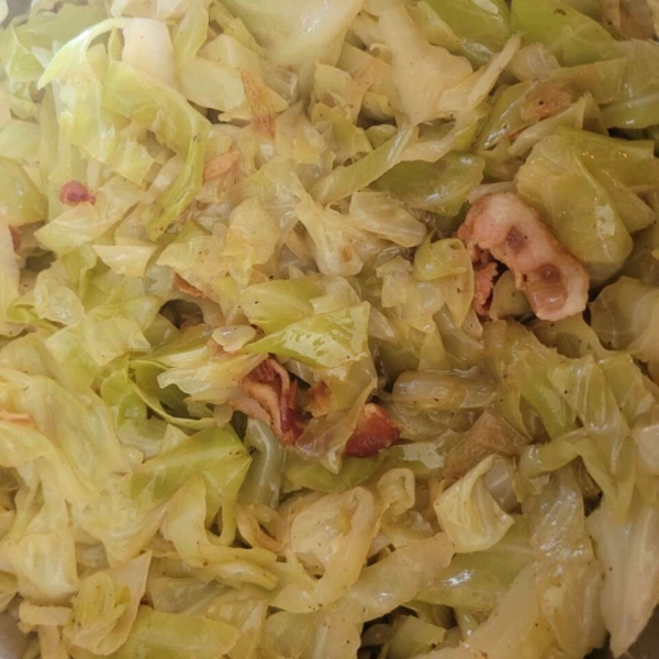 Fried Cabbage and Bacon