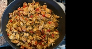 Risotto with Chicken, Sausage, and Peppers