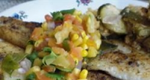 Catfish with Tropical Fruit Salsa