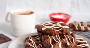 Spiced Chocolate Waffle Cookies