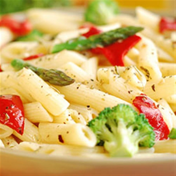 Clamato® Pasta Primavera with Creamy Sauce