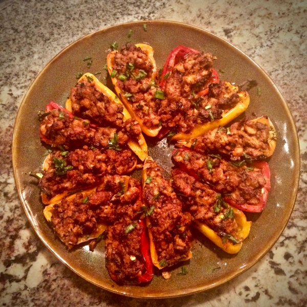 Spicy Sweet Pepper Poppers