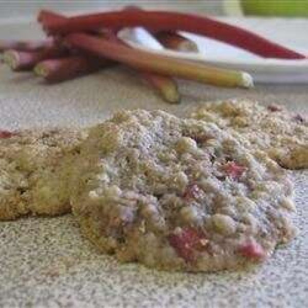 Rhubarb Drop Cookies