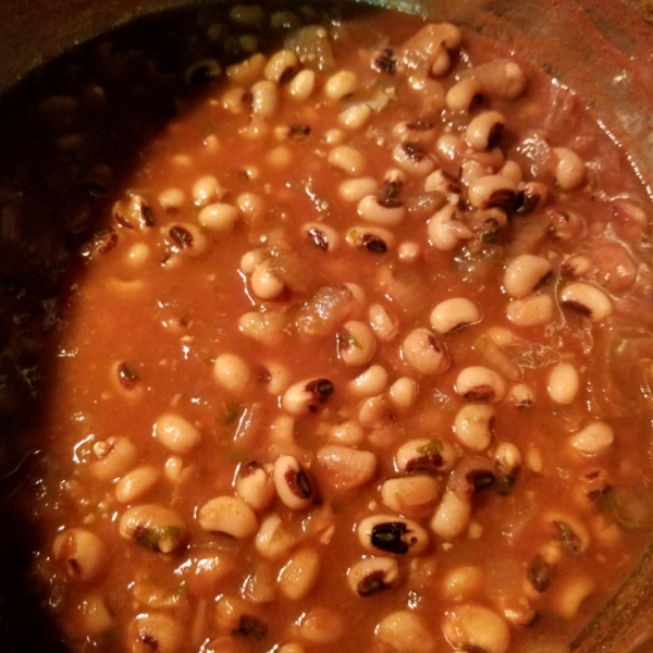 Moroccan Black-Eyed Peas (Cowpeas)