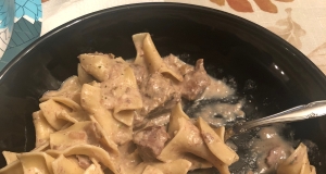 PHILLY Slow-Cooker Beef Stroganoff