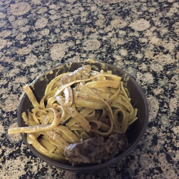 PHILLY Slow-Cooker Beef Stroganoff