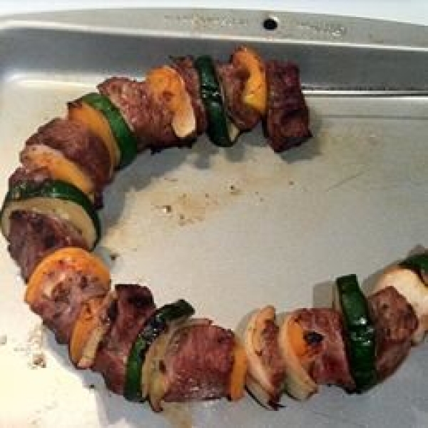 Teriyaki Rosemary Beef Kabobs