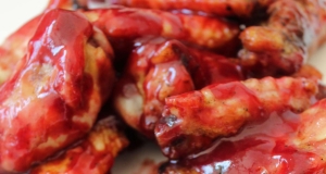 Hot Blackberry BBQ Chicken Wings