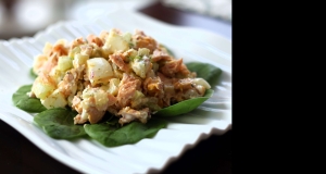 Creamy Salmon Salad with Mayo