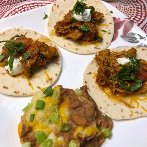 Shredded Chicken Tacos