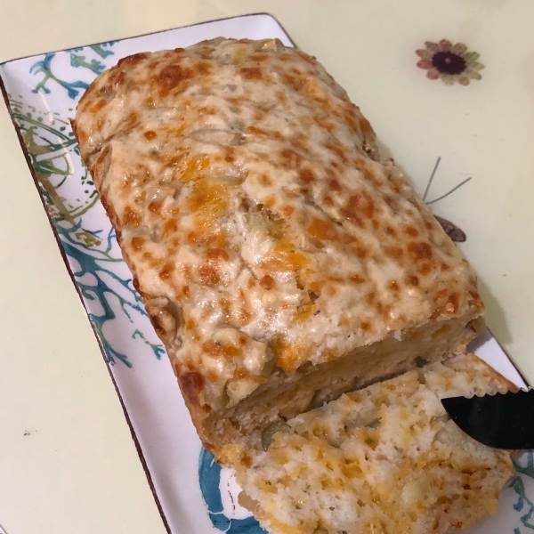 Apple, Cheddar, and Rosemary Beer Bread