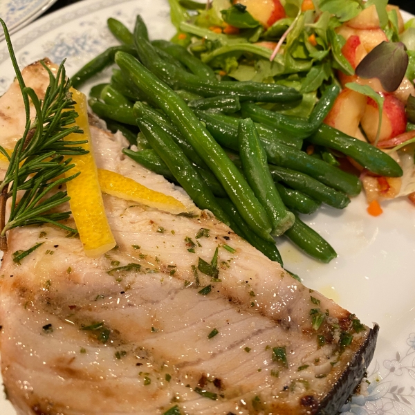 Grilled Swordfish with Rosemary