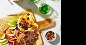 Sweet Orange and Cranberry Baked Brie