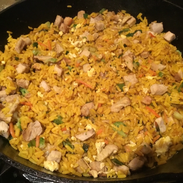 Pork Fried Rice for a Crowd