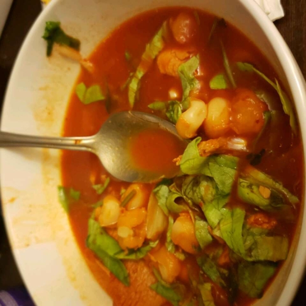 Pozole Rojo (Mexican Pork and Hominy Stew)