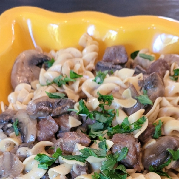 Beef Stroganoff for Instant Pot