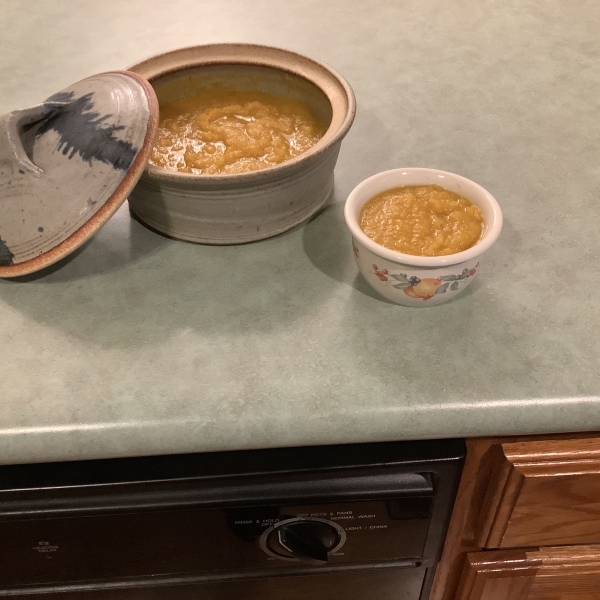 Baked Squash and Maple Syrup