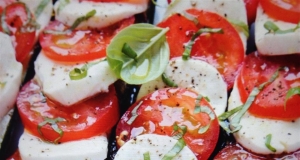 Caprese-Stuffed Zucchini