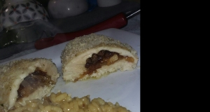 Caramelized Onion and Gouda Stuffed Chicken